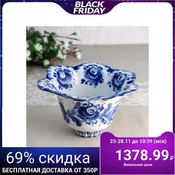 

Salad bowl "Lily", 20 * 20 * 11 cm, 750 ml., Gzhel 5081714