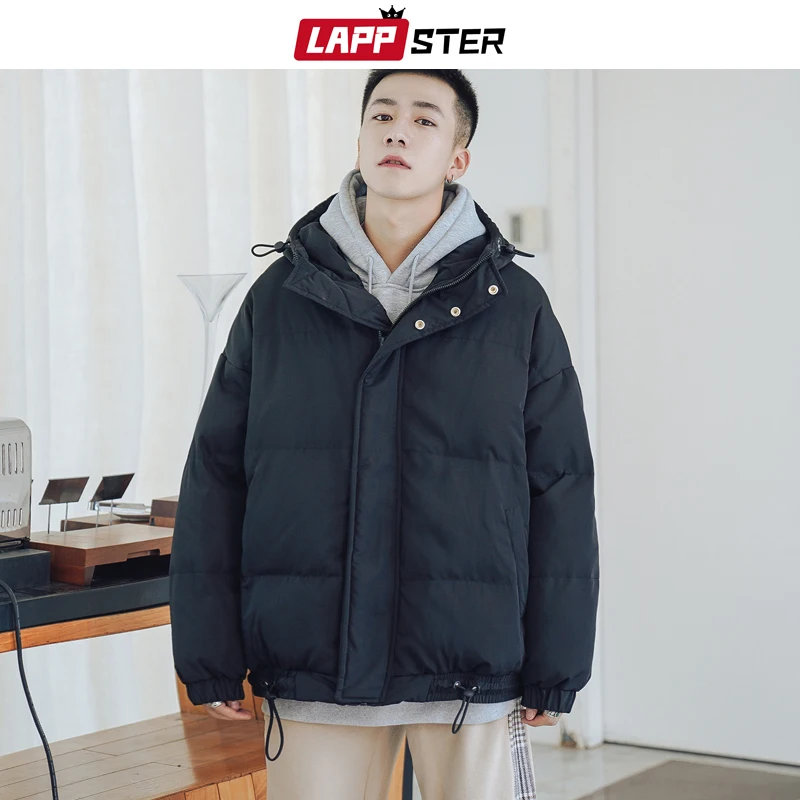 LAPPSTER, мужское красочное пальто, зима, мужская куртка-пуховик Harajuku, корейская мода, парка, мужская, Япония, куртка с капюшоном, верхняя одежда