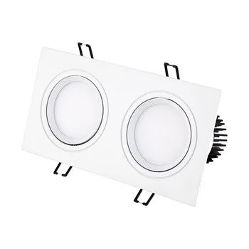 

LED square Dimmable COB ceiling light AC110V/220V 10W/20W Recessed Led ceiling lamp Spot light Bulbs Indoor Lighting