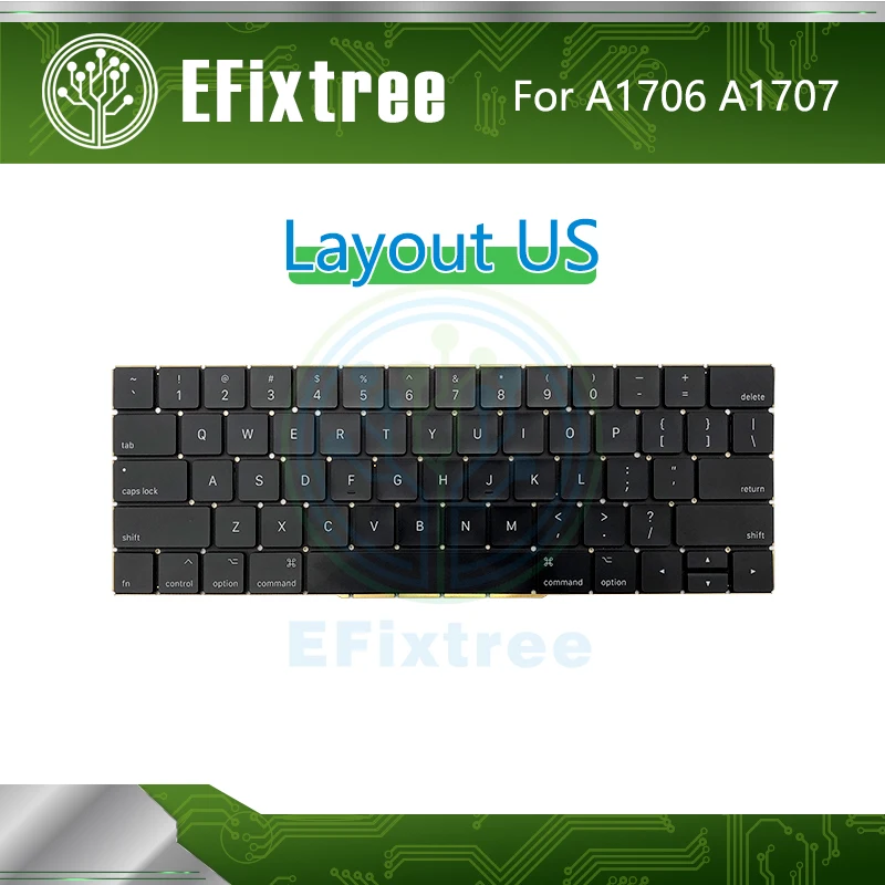 

Original New A1706 Keyboard US 2016 2017 Year For Macbook Pro Retina 13" 15'' A1707 Replacement Layout EMC 3162 3163 3071 3072