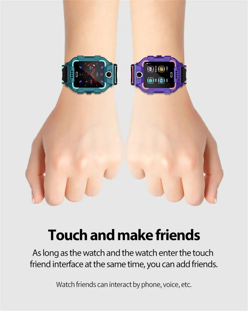 696 4G smartwatch телефон дети android ip68 Водонепроницаемый gps+ WiFi+ LBS расположение SIM Двойная камера вращение на 360 градусов умные часы