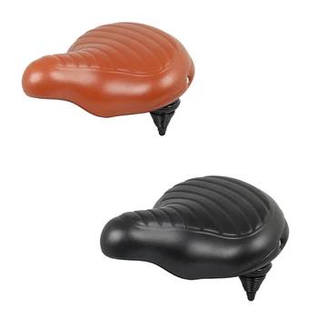 

Bicycle Saddle Heavy Duty Seat MTB Mountain Bike Silicone Gel Foam Cushion Shock Absorption