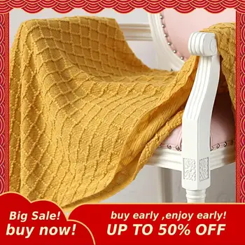 

MIHE Casual Home Furnishings Spare Blankets Tassel Blanket Air Conditioning Blanket Travel TV Nap Blankets A-TZ11