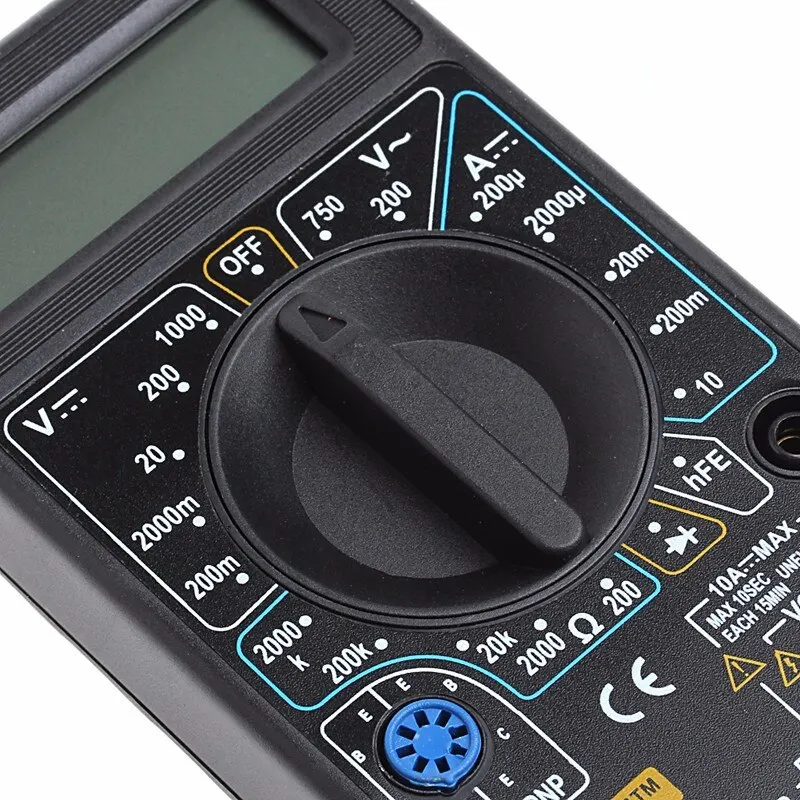 ЖК-дисплей Цифровой мультиметр DT-830 Портативный инструмент AC/DC 750/1000V