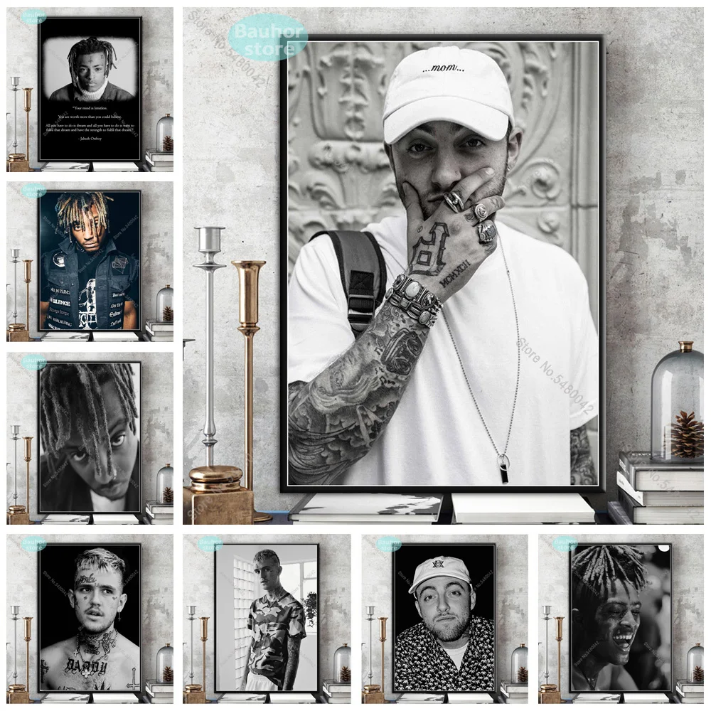 Mac Miller Young Rap Hip Hop Music Star Singer Fabric Poster Home Decor H-136