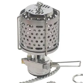 

1.Mini Stainless Steel Lampshade Portable Camping Gas Lamp Stove Tent Lamp Heating Natural Gas Camp Lamp Lighting new1
