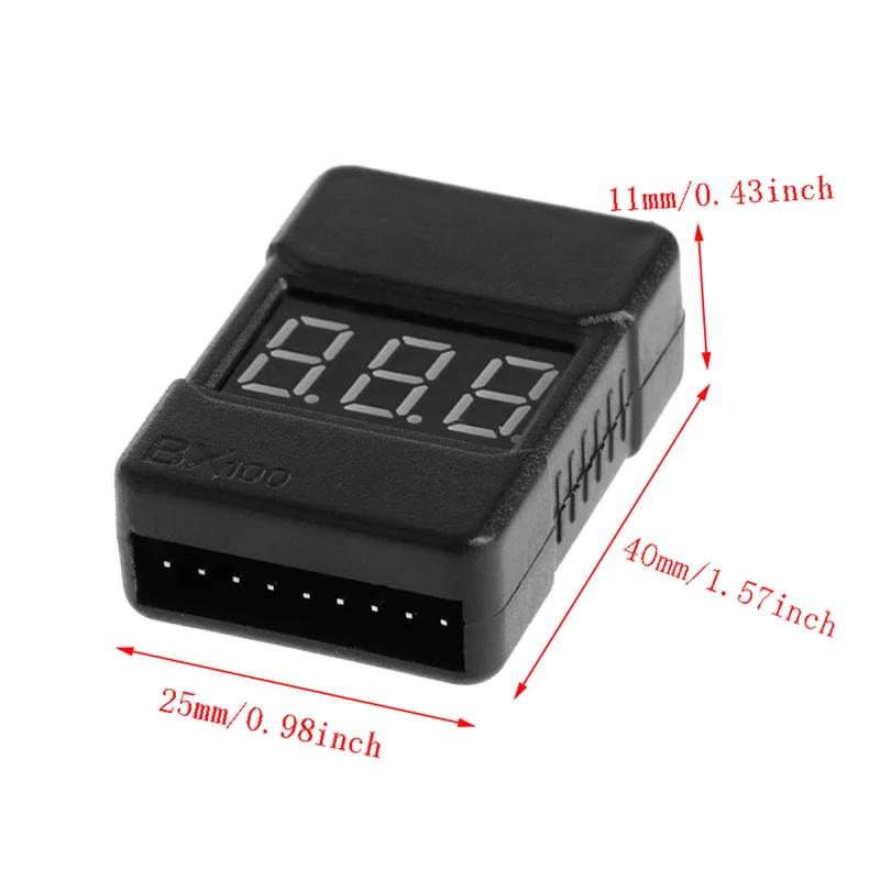 BX100 1-8S Lipo батарея низкого напряжения дисплей тестер звуковой сигнал