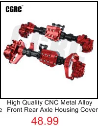 4 шт. CNC Металлические Передние Задние тормозные диски суппорты для 1/10 RC Гусеничный автомобиль Traxxas TRX4 Defender Bronco G500 TRX6 G63 OP запчасти