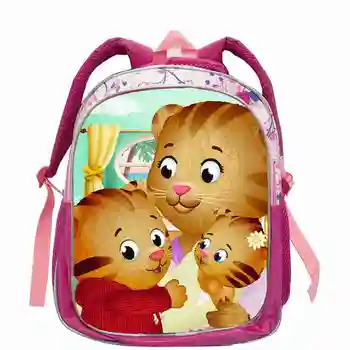 

16-inch Mochilas Infantil Daniel The Tiger Bag Cartoon Backpack Kids Boys Age 7-13 Children School Bags For Girls Bookbag