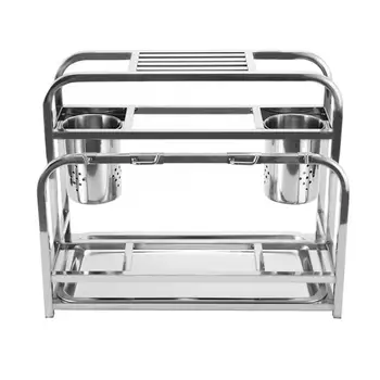 

Stainless Steel Multifunction Kitchen Utensils Storage Rack Knife Cutting Board Holder Kitchen Storage Rack