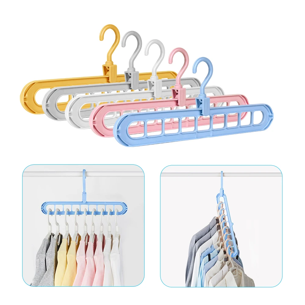 Hanger Scarf Closet-Organizer Multi-Port Plastic for Rack Cabide
