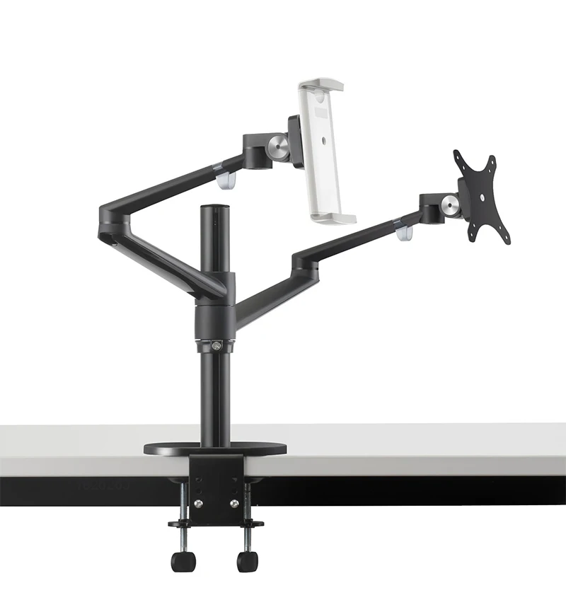 desktop braço duplo 17-32 polegada monitor suporte