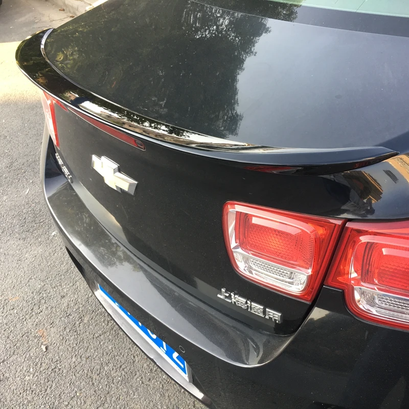 Для Chevrolet Malibu 2013 ABS Пластик грунтовка Цвет внешний задний спойлер хвост багажнике крыло