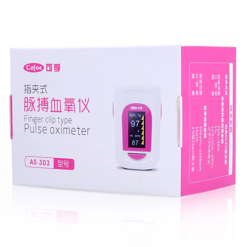 Cofoe медицинский Пальчиковый Пульсоксиметр SPO2 PR монитор насыщения крови