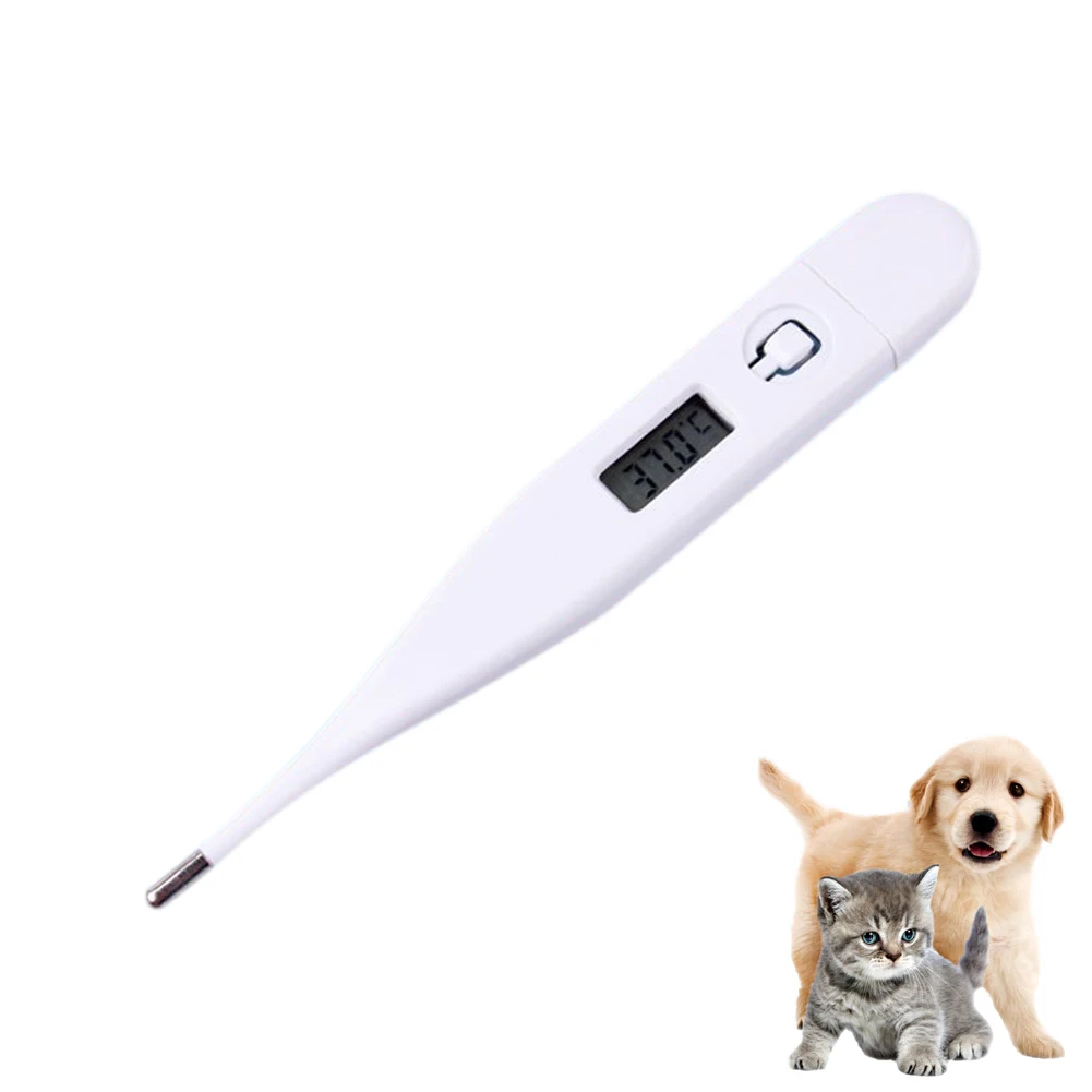 Pet цифровой термометр для оральной подмышки анус кошка собака быстрое чтение Индикатор температуры тела C44
