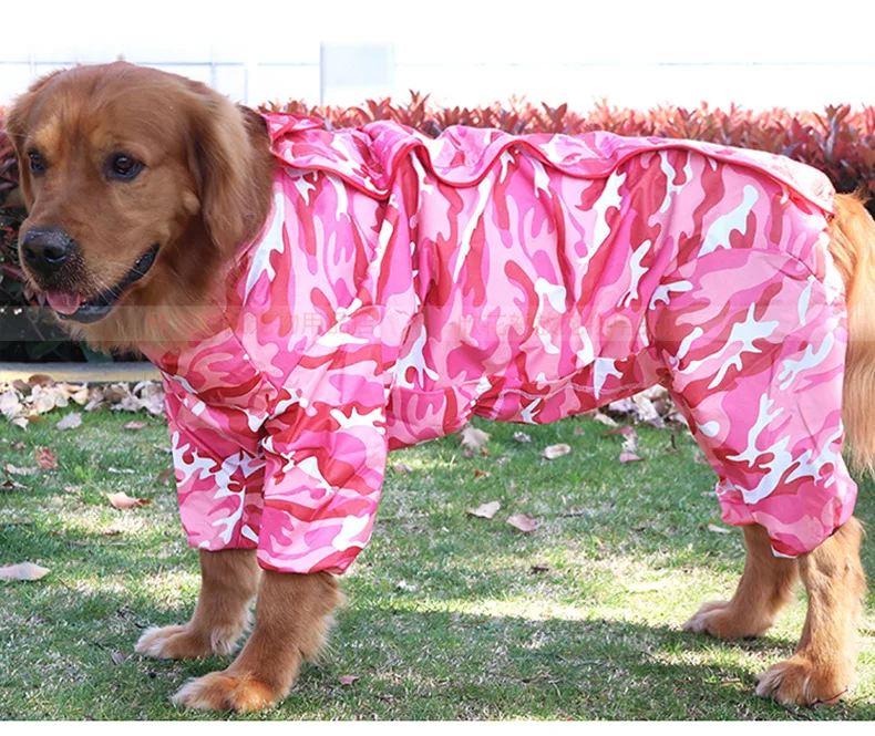 Дождевик для больших собак водонепроницаемый дождевик большая и маленькая собака на открытом воздухе пальто на собаку, для питомца дождевик Одежда для собак водонепроницаемая одежда для домашних животных