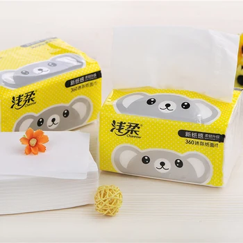 

360Sheets/Pack Household Facial Tissue Paper Dry Napkin Towels Sanitary Paper