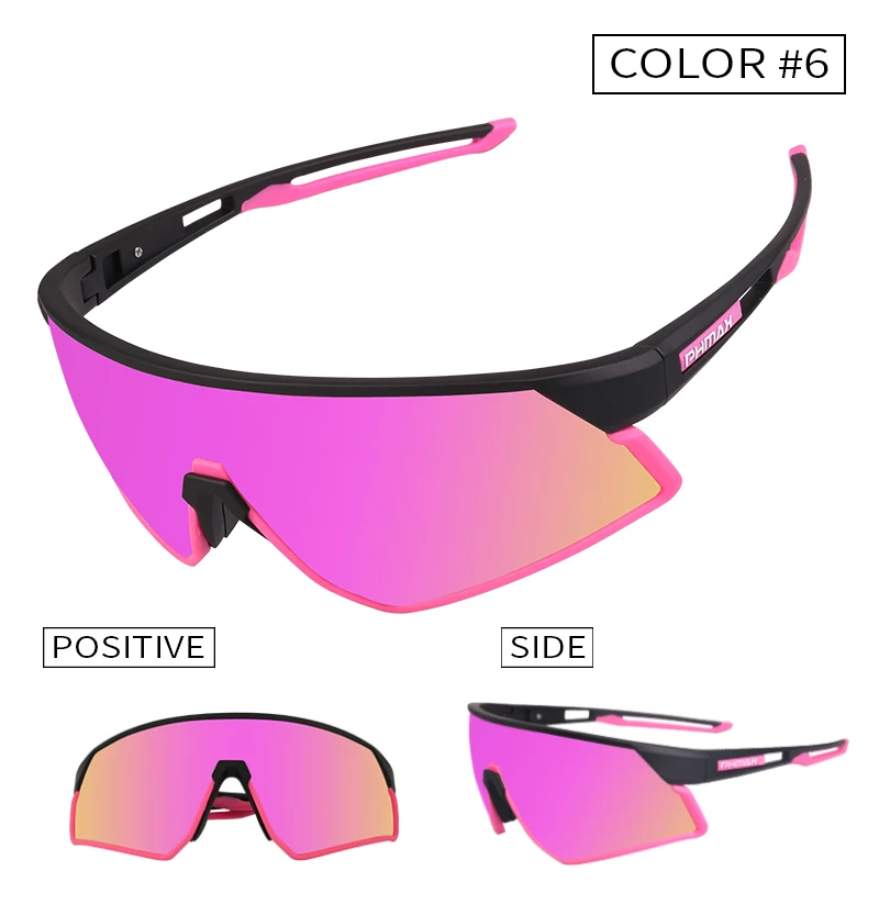 PHMAX ультралегкие поляризованные велосипедные солнцезащитные очки с 5 линзами для спорта на открытом воздухе, велосипедные очки для мужчин и женщин, велосипедные солнцезащитные очки, очки