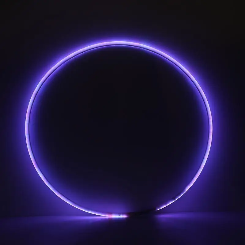 Горячая спортивные обручи умелое производство Bluetooth светодиодный освещение Фитнес Круг перезаряжаемый Пилатес кольцо для йоги w/батарея