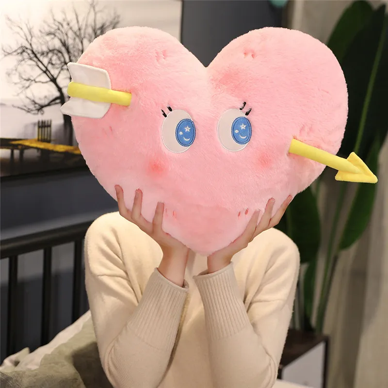 Lovely 5 Colors Heart Shape Decorative Throw Pillow Back Cushion Sofa Car Home Decorative Cushion Wedding 1 Lovely 5 Colors Heart Shape Decorative Throw Pillow Back Cushion Sofa Car Home Decorative Cushion Wedding 3
