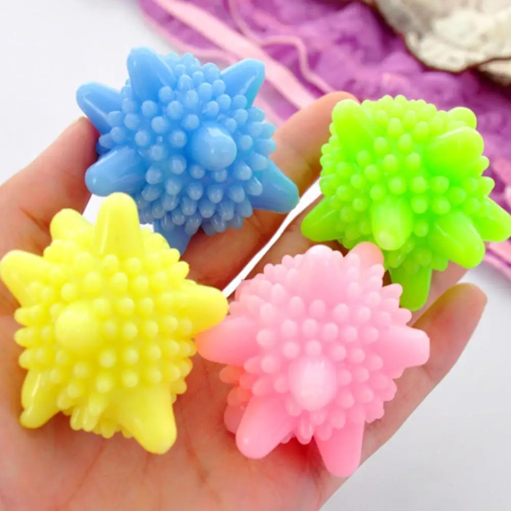 

new 4pcs Magic solid laundry ball Strong decontamination anti-winding wash ball cleaning ball Washing machine ball cleaning ball