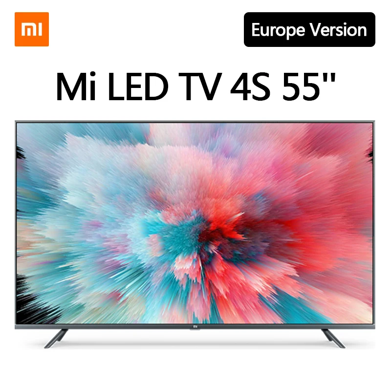 Xiaomi Mi TV 4S 55 дюймов Smart 4K Full HD LED телевизор 2G RAM + 8G поддержка хранения Netflix Android Dolby DTS