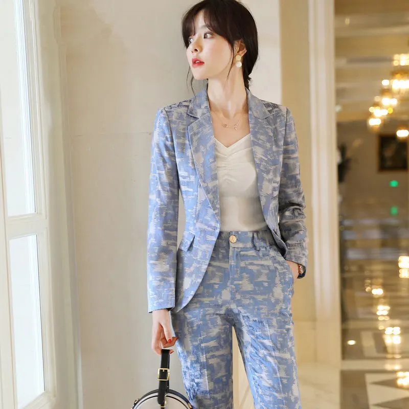 Female Tuxedo Blazer Trouser Suit 