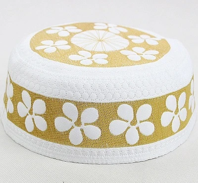 Белые индийские Сатиновые шапочки мусульманские мужские Kippah африканские тюрбаны мужские молитвенные новые хиджаб еврейская шляпа Allah Boina Feminina - Цвет: C