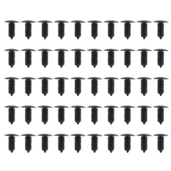 

50pcs / pack Car Plastic Rivet Fastener Clips Trim Panels Fit 7mm Hole for on buses trains planes truck cars