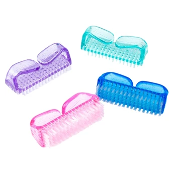 

12PCS/Lot Cleaning Dust Brush Tool Pink Soft Pedicure Nail Art Care Tool Portable After File