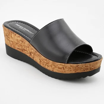 

ANDREA PIERAGO Slippers wedge-Black