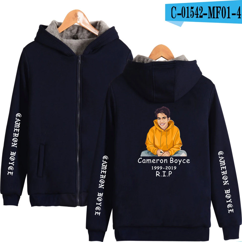 Cameron boyce горячая распродажа Повседневная Толстовка с капюшоном на молнии harajuku популярные толстовки для мужчин и женщин уличная Толстовка - Цвет: C01542-4