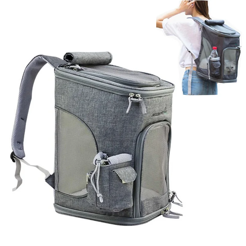 Переноска для собак, дорожная сумка-переноска для кошек, дышащее автокресло, переноска для собак для маленьких щенков, светоотражающая переносная сумка для домашних животных