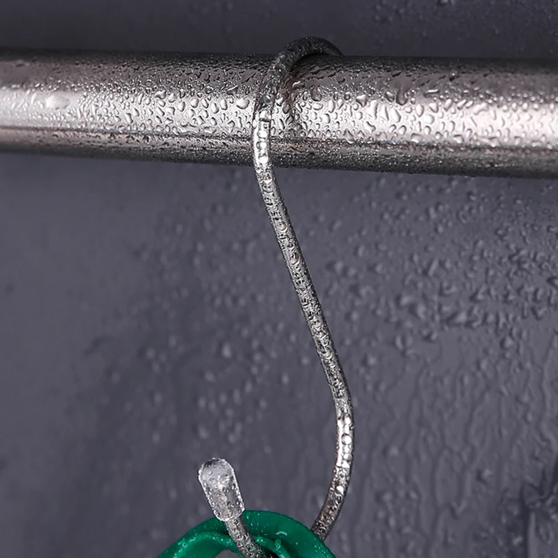 10PCS-304-Stainless-steel-Practical-Hooks-S-Shape-Kitchen-Railing-S-Hanger-Hook-For-Hanging-Clothes.jpg 10Db 304 Rozsdamentes Acél Gyakorlati Horgok S Forma Konyha Korlát Fogashorog A Ruhák Lógására Kézitáska Radiátor Sínhorog - Image 4