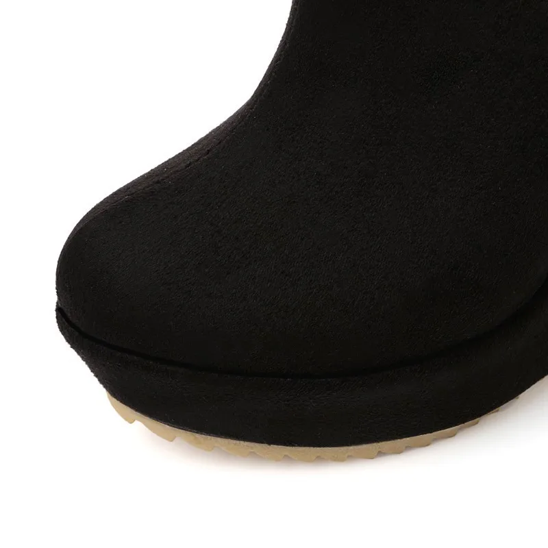 VIGOR/свежая обувь на платформе; женские туфли-лодочки на танкетке 11 см; сезон осень; Женская Весенняя обувь; зимняя обувь; туфли-лодочки, увеличивающие рост; MY40