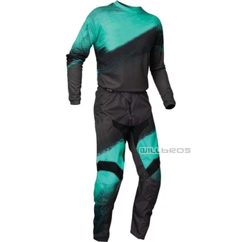 

Motorbike Downhill Bike Offroad Gear Set Street Moto Racing Suit Scooter Riding Mountain Bicycle Men's Kits