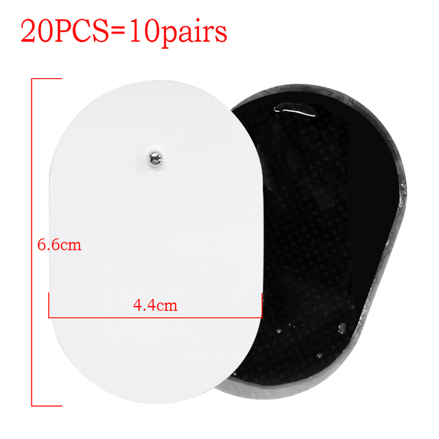 pairs) 4*4cm Tens Electrode Pads Pin Type Physical Therapy Massager Electric Digital Machine Massager