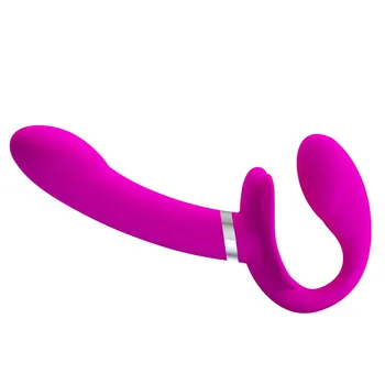 New 12 speed strap on double end dong, USB recharge dildo female masturbation vibrators, Lesbian strapon sex toys anal dildo. 6