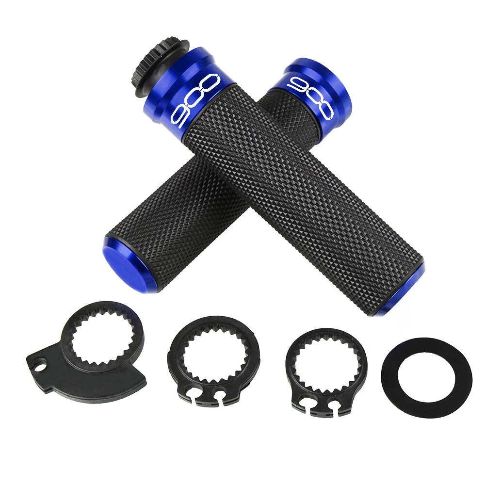 Для Yamaha XJ900 S DIVERSION 1995 1996 1997 7/8 ''22 мм мотоциклетные ручки противоскользящая ручка мотоцикла концы акустическая система ручной Руль - Цвет: Blue