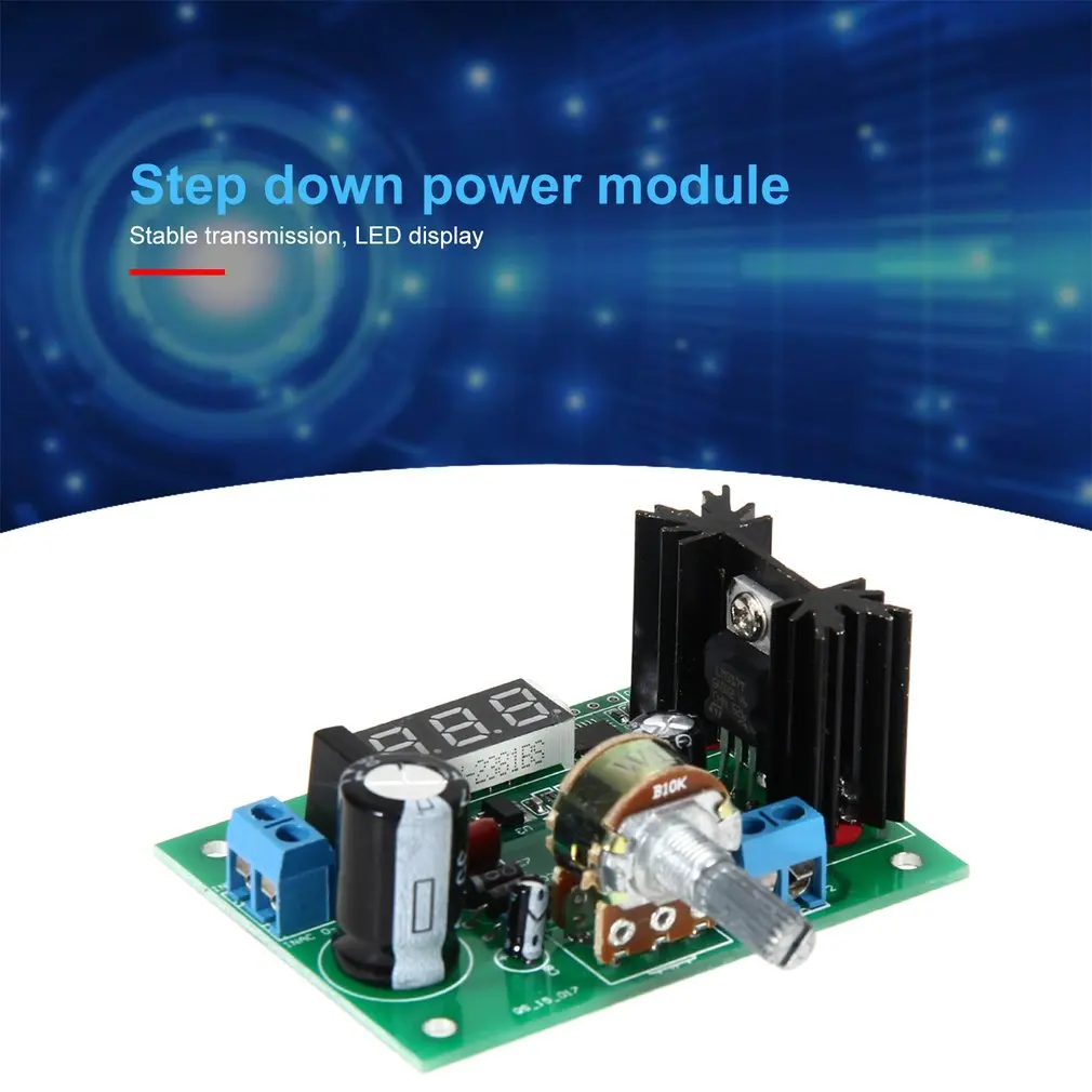 LM317 AC/DC Регулируемый регулятор напряжения понижающий модуль питания с