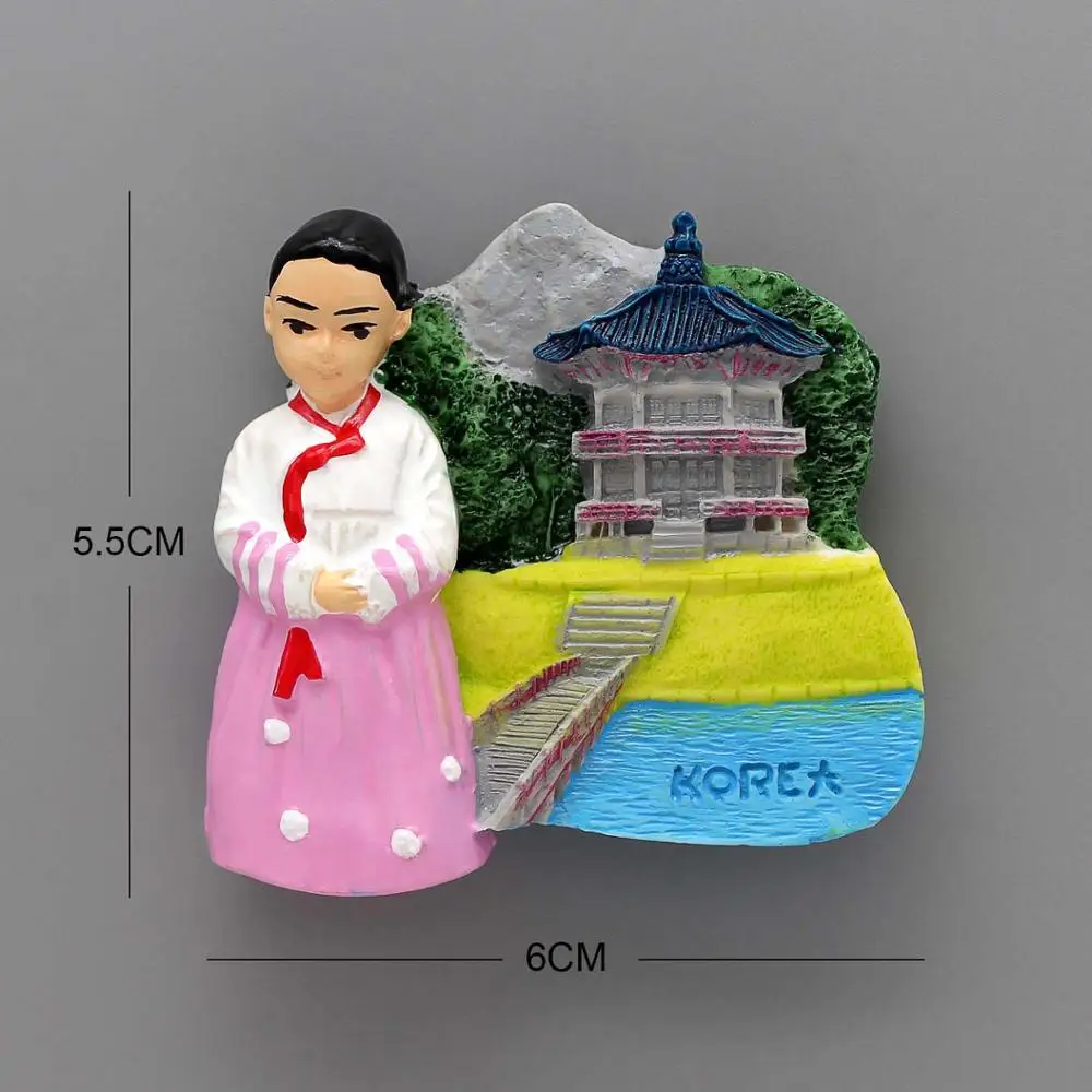 Imán Para Nevera 3D Namdaemun Seúl Corea De Seúl Para Regalo