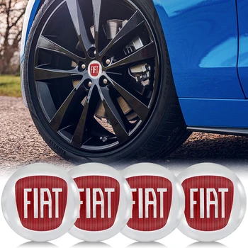 

4Pcs 56mm Wheel Center Tire Dust Cover Sticker For Viaggio Abarth Punto 124 125 500 Abarth Panda wheel hub center stickers