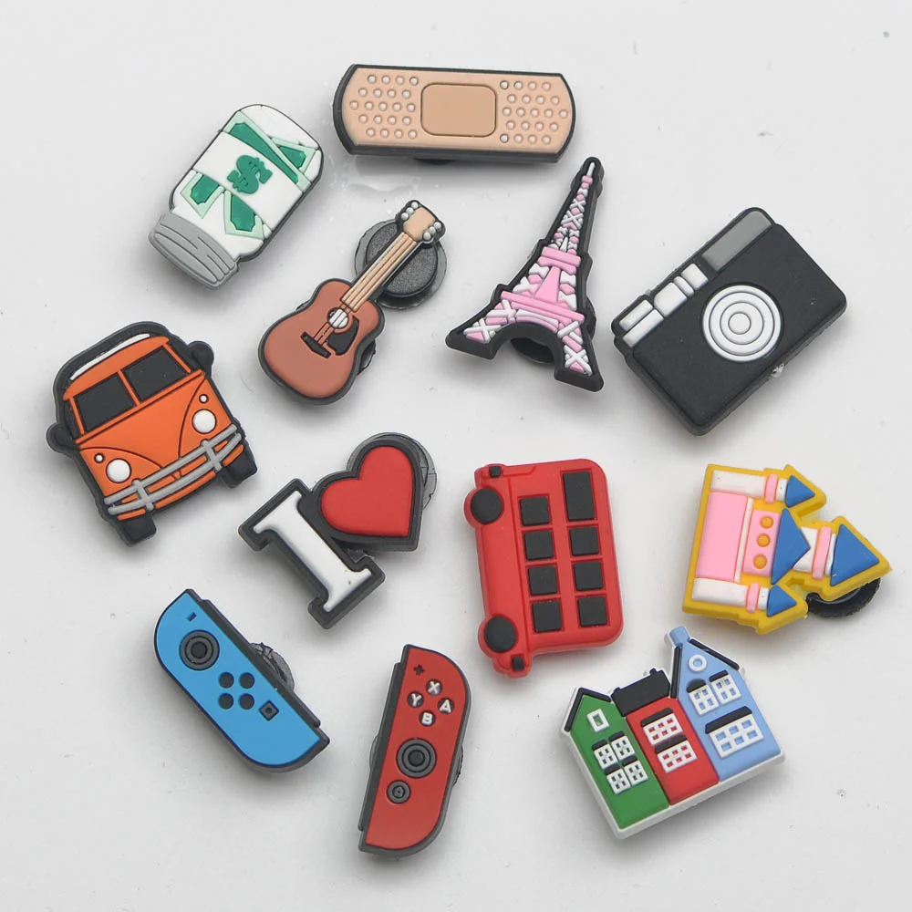 26 alloy letter shoe charms clog accessories diamond shoe decoration for Kids croc charms Jibbitz gift for Croc shoes