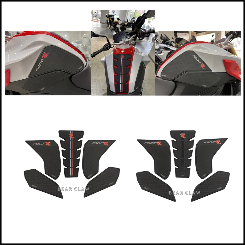 For BMW F900R F 900R F 900 R 2021new pattern Motorcycle Fuel Tank Pad Knee Pad Grip Anti Scratch women s clothing 2023 new fashion elastic waist printing korean casual dot pattern loose elegant summer thin knee length skirts