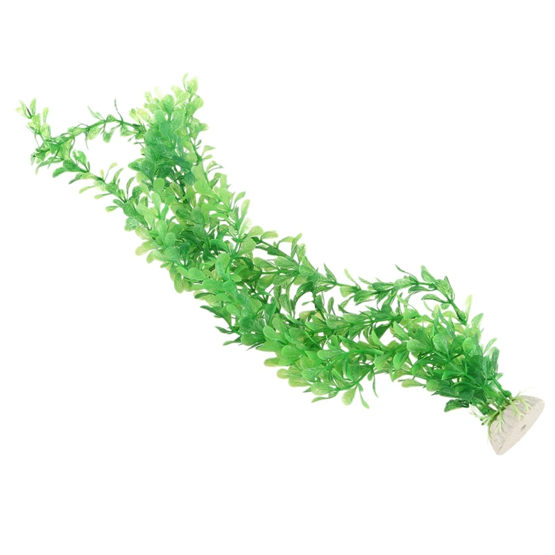 Промо-акция! 2" Высота Декор для аквариума зеленый пластик моделирование плавающие растения Трава