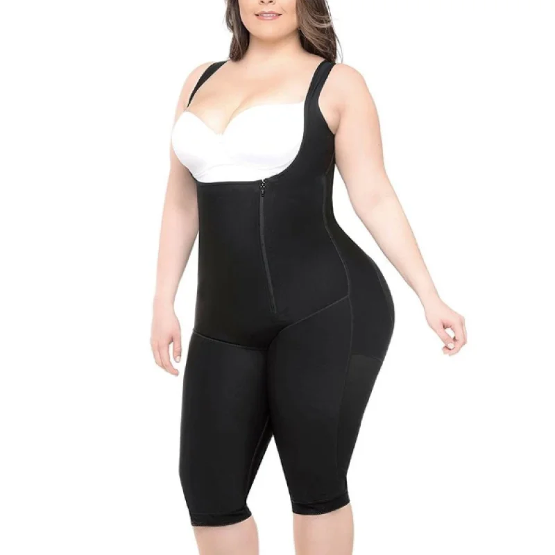 Women's Full Body Shaper Open-Bust Slimmer Seamless Tummy Control Shapewear Bodysuit
