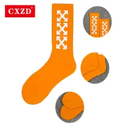 CXZD хлопок мужские и женские хип-хоп носки Популярный Уличный скейтбордный Спорт режим уличная мода мужские и женские креативные носки