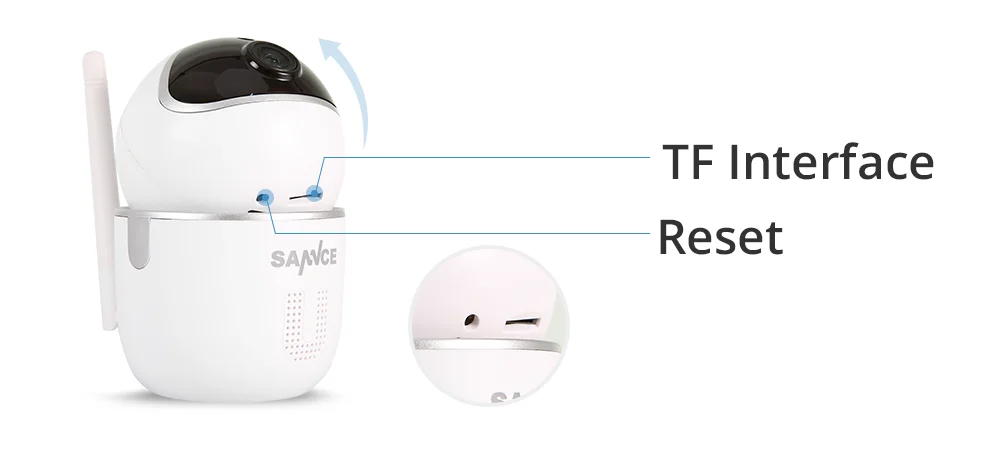 SANNCE 1080P беспроводная Wi-Fi ip-камера для домашней безопасности, ip-камера, 2 МП, Wi-Fi камера наблюдения для помещений, ИК камера ночного видеонаблюдения, детский монитор