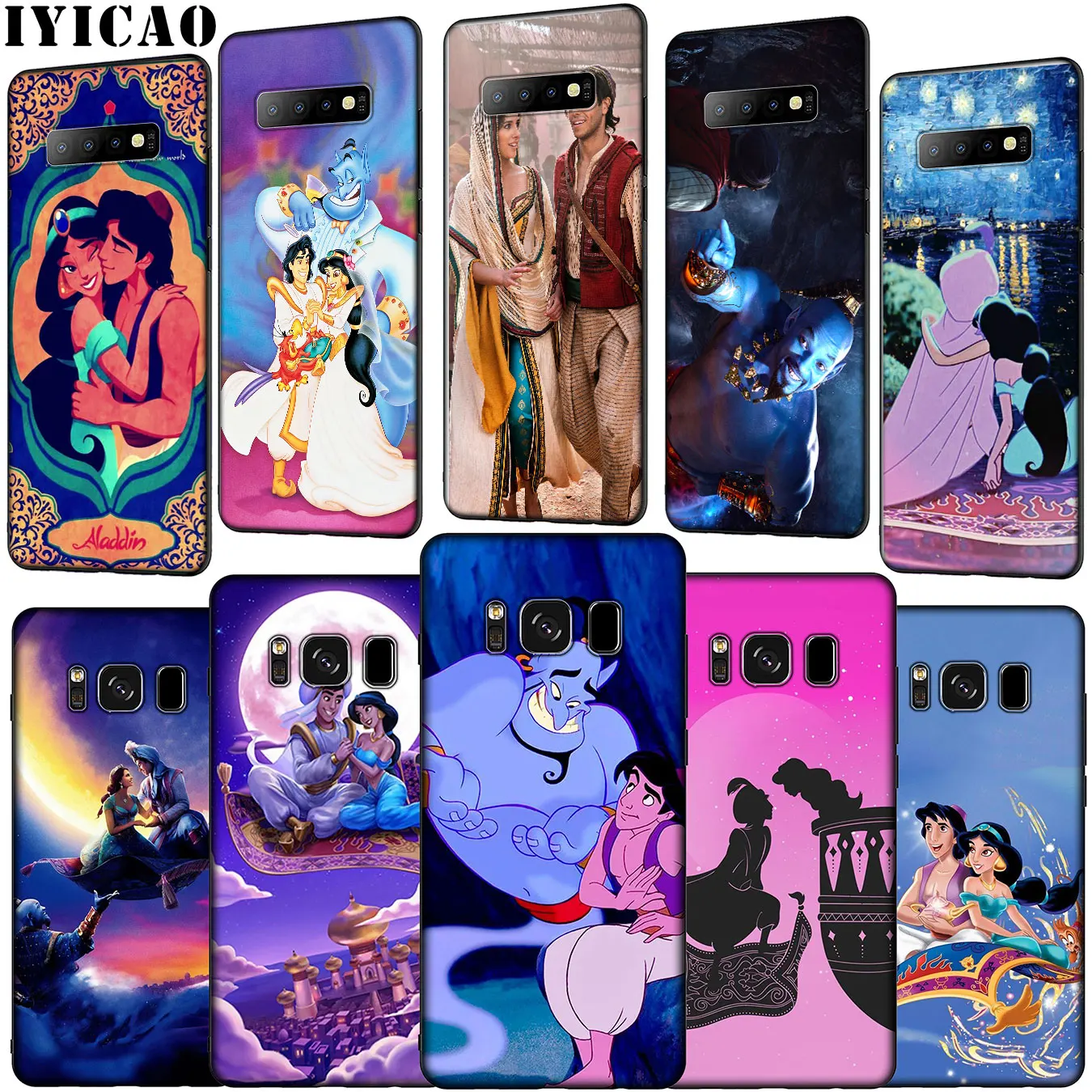 IYICAO Aladdin 2019 мультяшный Мягкий силиконовый чехол для телефона Samsung Galaxy S20 Ultra S10 Lite S9