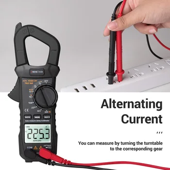 

Elisona ST209 Non-contact Auto Range Digital Clamp Meter Voltmeter Multimeter for Electronics Repair Automotive DC Detection new